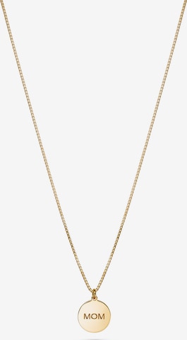 Jukserei Necklace 'Mom' in Gold: front