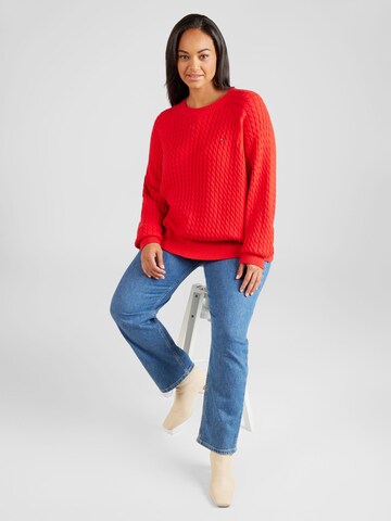 Tommy Hilfiger Curve Pullover in Rot