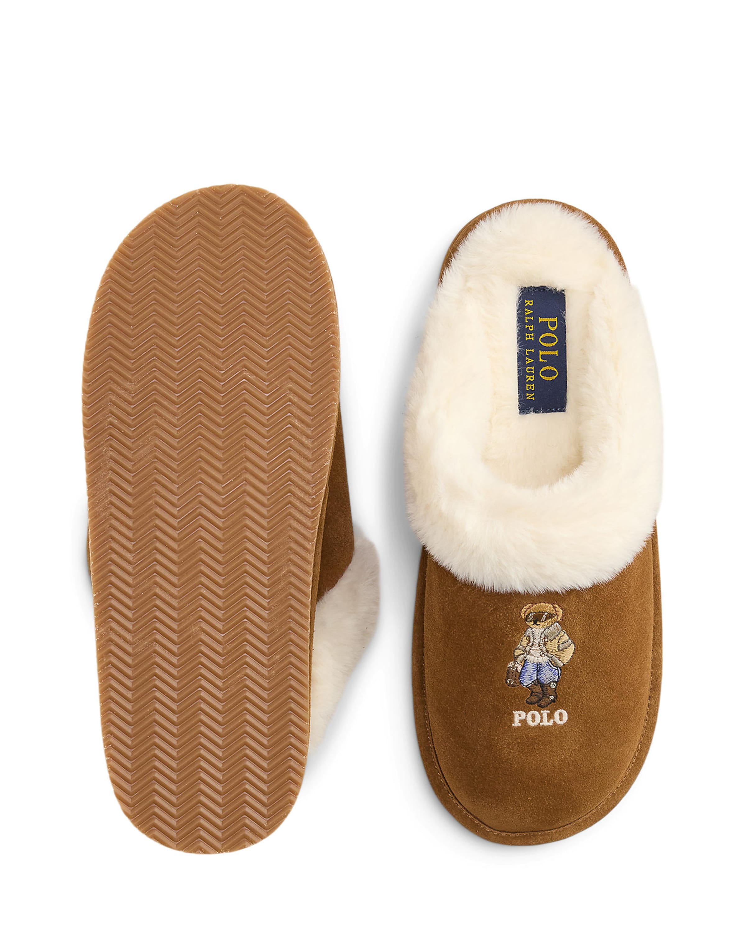 Pantoufle 'KAYLEIGH' Polo Ralph Lauren en beige