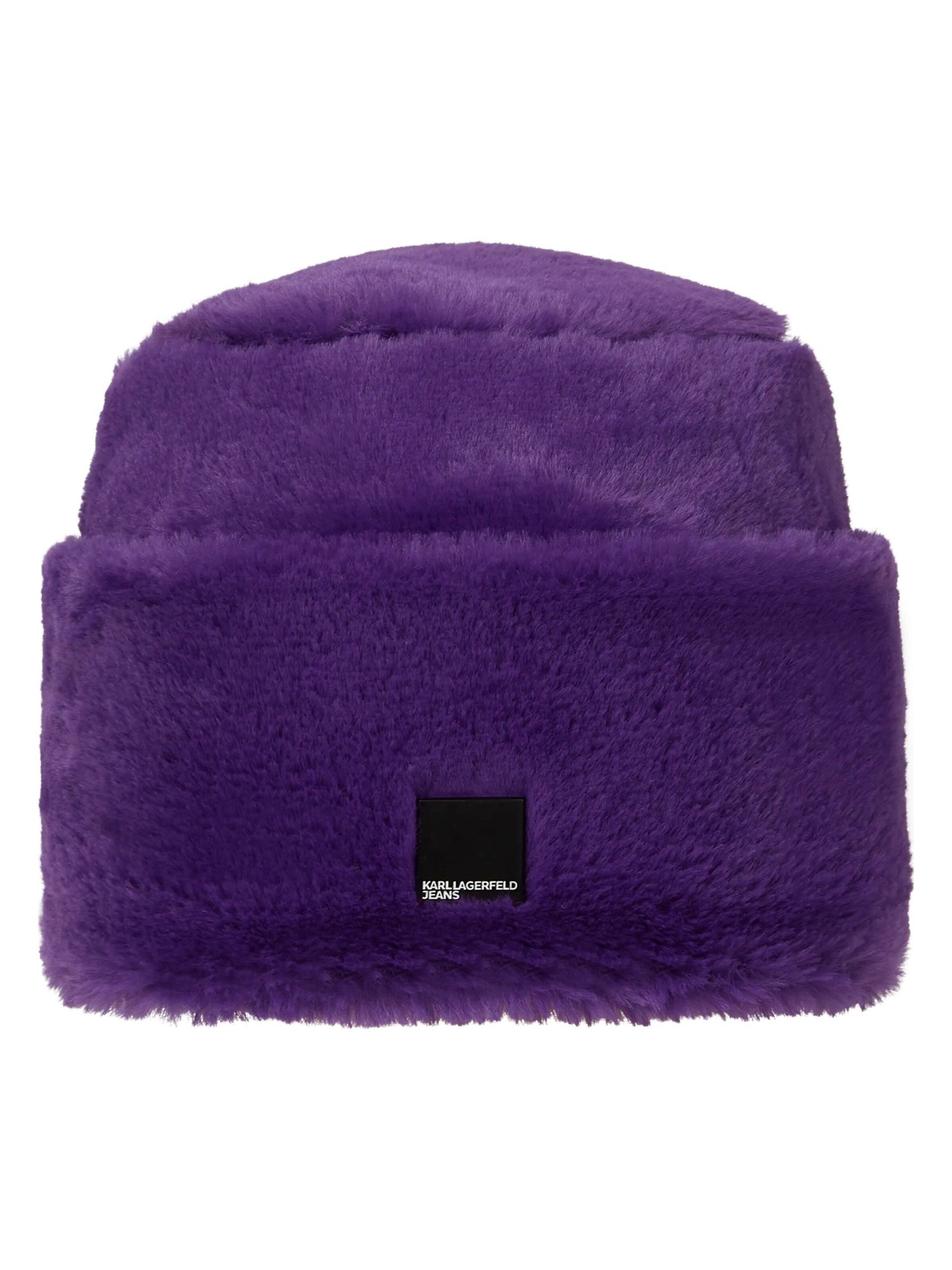 Bonnet KARL LAGERFELD JEANS en violet : devant