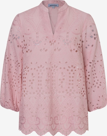 MORE & MORE Blouse in Pink: front