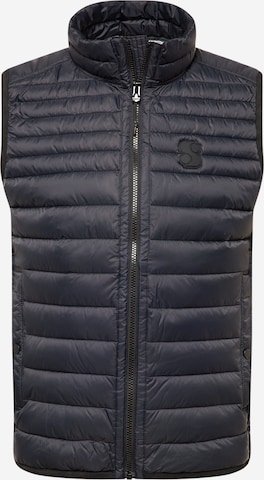 s.Oliver Vest in Black: front