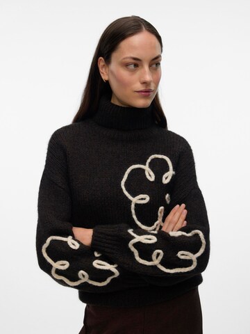 VERO MODA Sweater 'FATIMA' in Brown