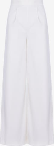 Pantaloni 'Wool Wide Leg' di AVENUE N°29 in bianco: frontale