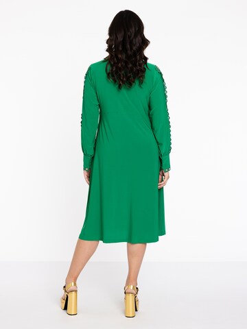 Yoek Dress in Green