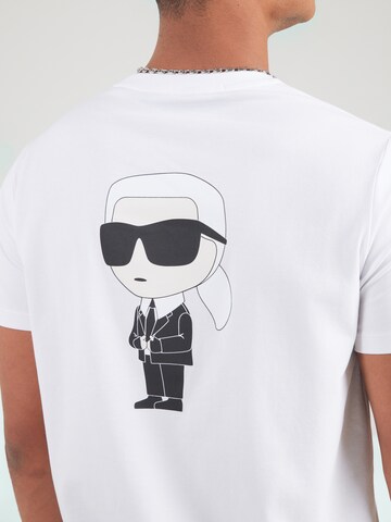 Karl Lagerfeld Μπλουζάκι σε λευκό