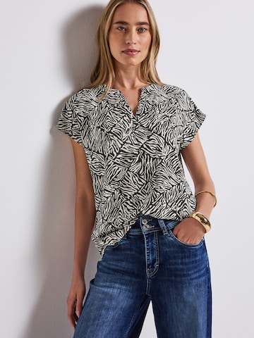STREET ONE Blouse in Black: front