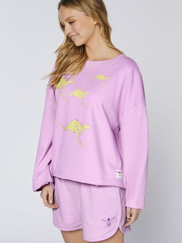 CHIEMSEE Sweatshirt in Purple