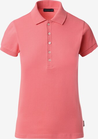 North Sails Poloshirt mit langer Knopfleiste in Pink: predná strana