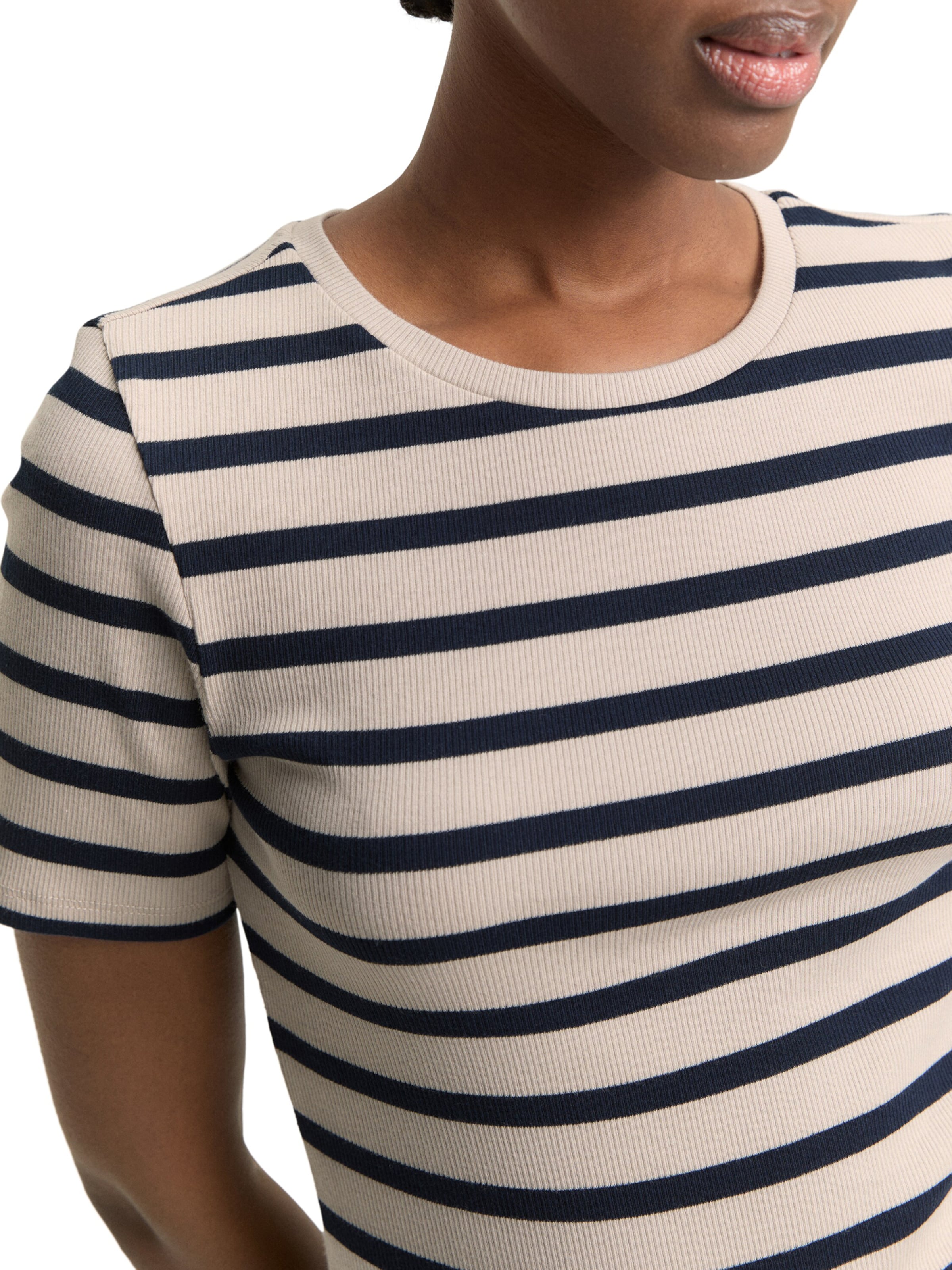 TOM TAILOR DENIM Тениска в бежово