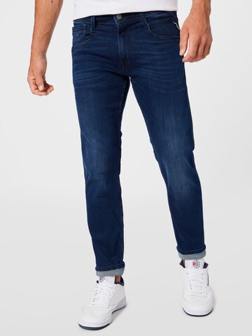 Slimfit Jeans 'Anbass' di REPLAY in blu: frontale