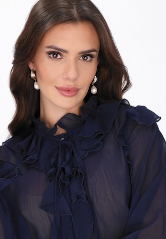 faina - Blusa en azul