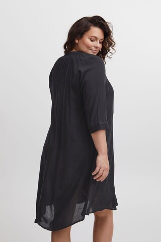 Fransa Curve Shirt Dress 'pjoyce Dr 1' in Black