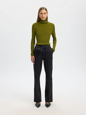 SELECTED Flared Jeans in Schwarz