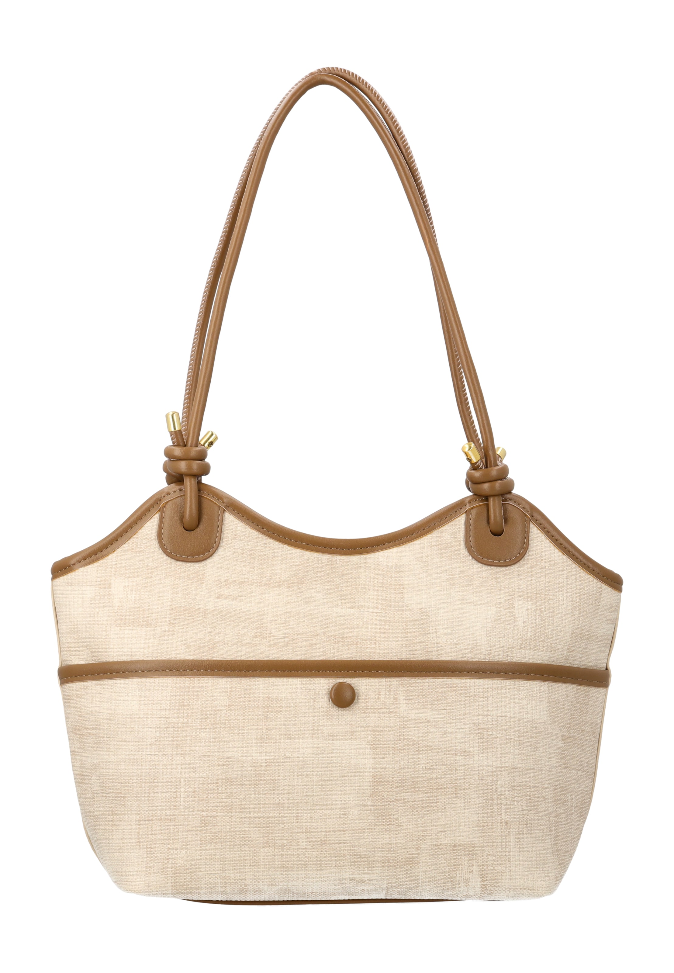 Usha Umhängetasche in Beige: Vorderseite
