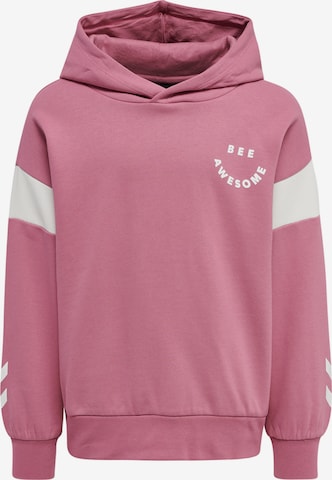 Hummel Athletic Sweatshirt 'OPTIMISM' in Pink: front