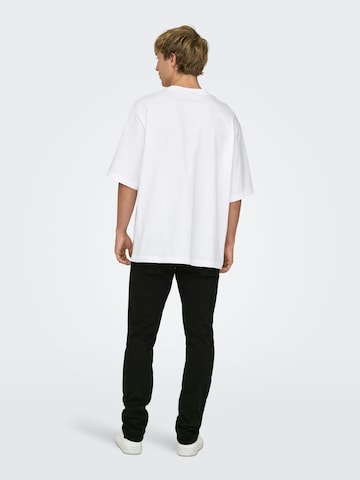 Only & Sons Baggy Jeans 'Loom' in Zwart