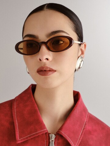 LE SPECS Sunglasses 'MAGNIFIQUE' in Brown: front