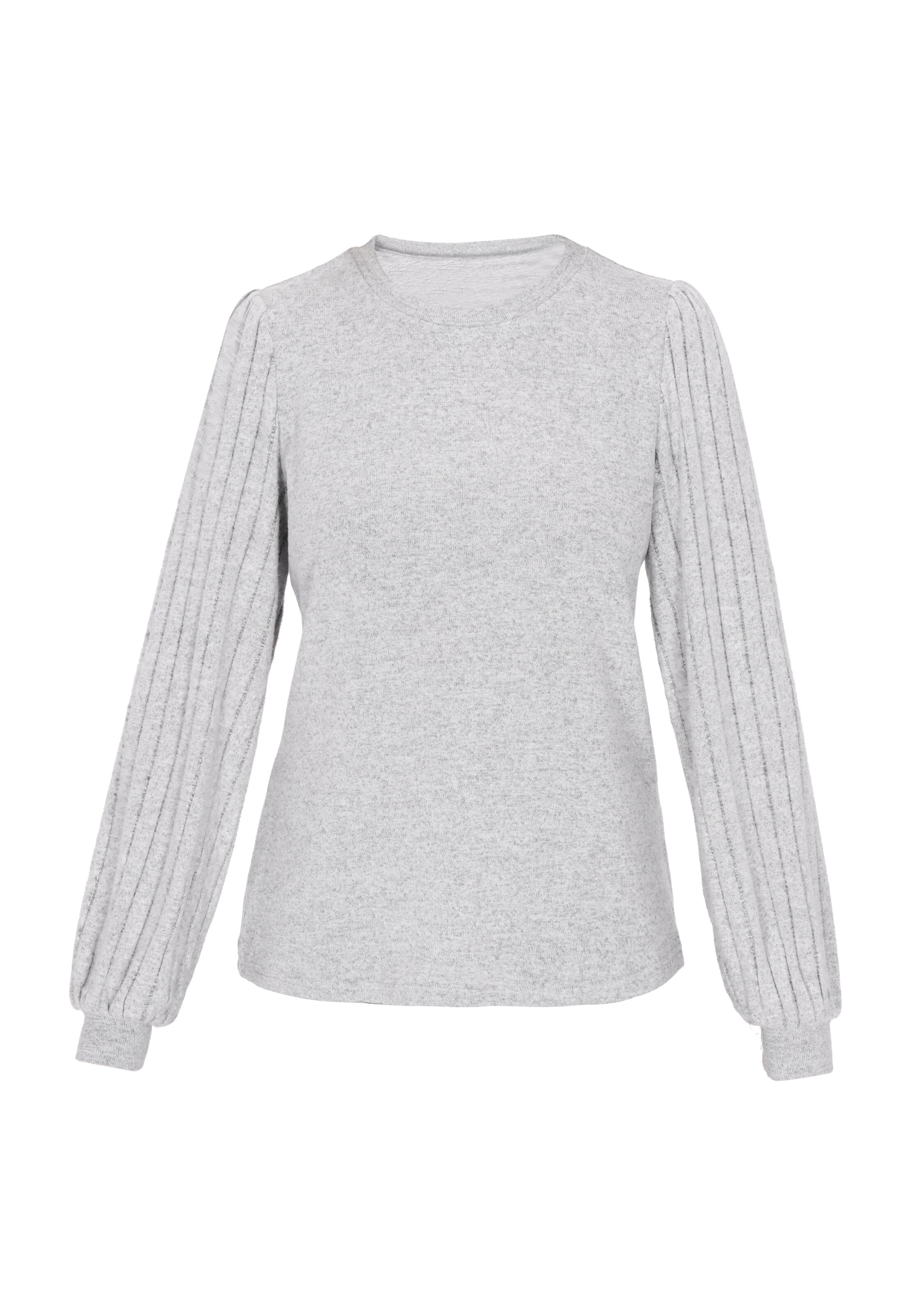 Usha Pullover 'Fashion Look' in Grau: Vorderseite