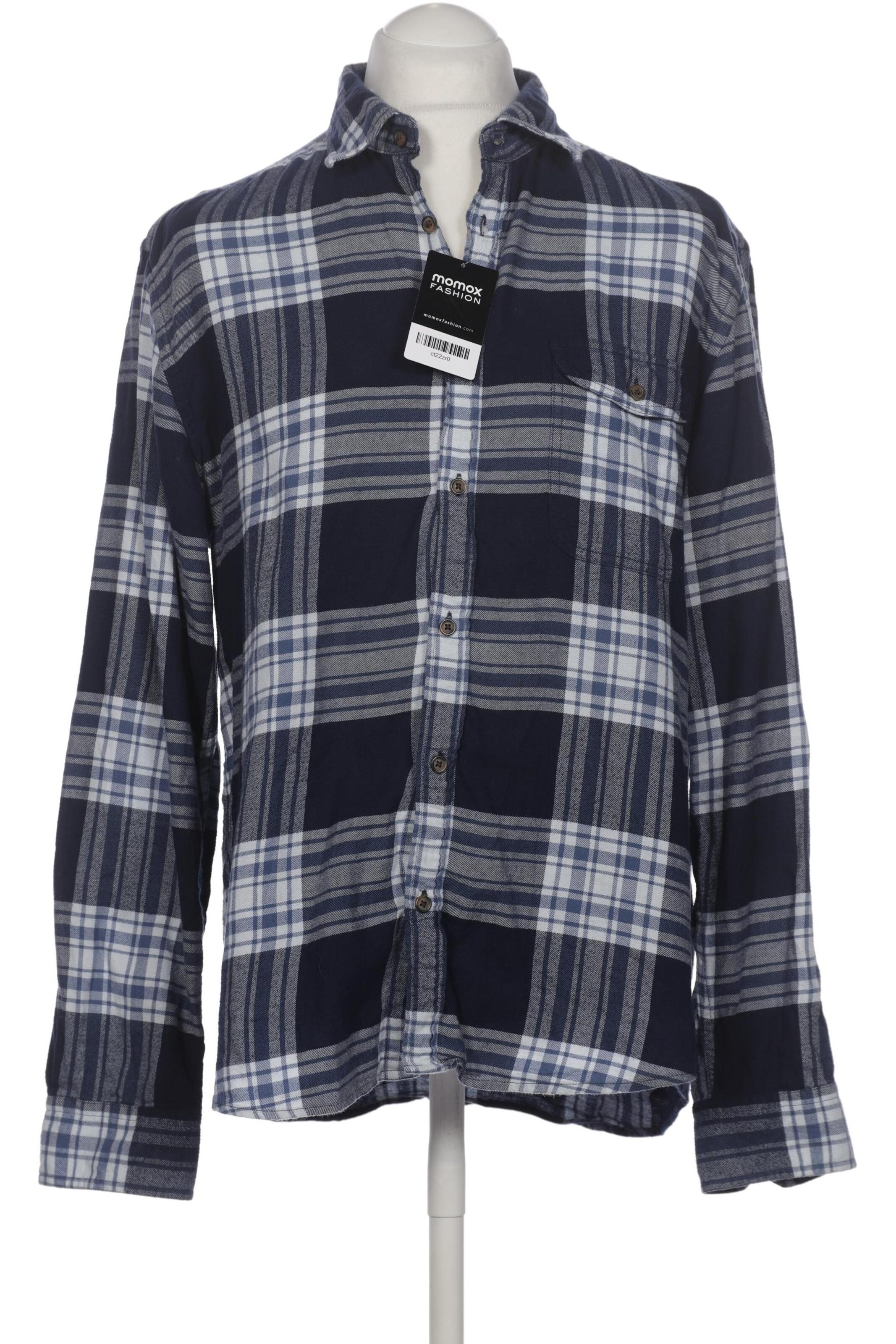 ESPRIT Button Up Shirt in XL in Blue: front