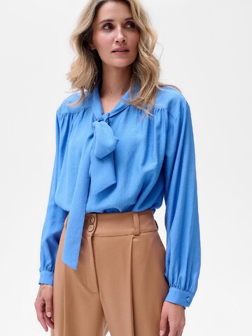 Blue Shadow Blouse in Blue