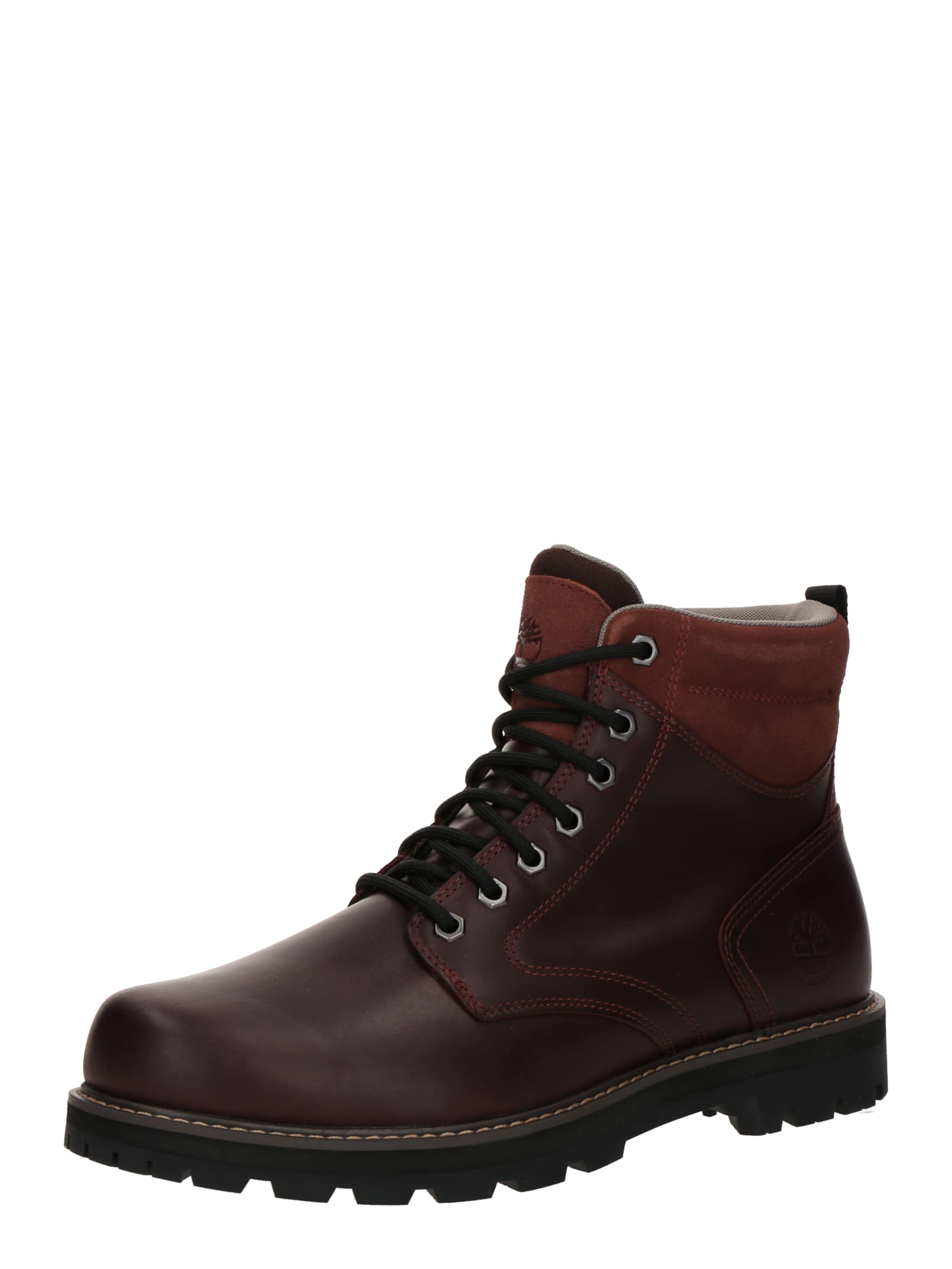 Boots stringati 'Britton Road' di TIMBERLAND in rosso: frontale