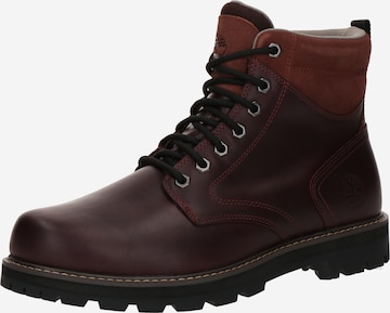 TIMBERLAND Ботинки на шнуровке 'Britton Road' в Красный: спереди