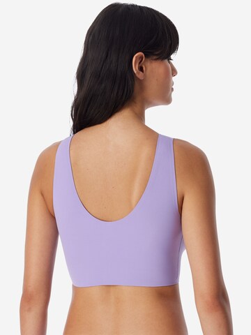 SCHIESSER Bustier BH ' Invisible Soft ' in Lila