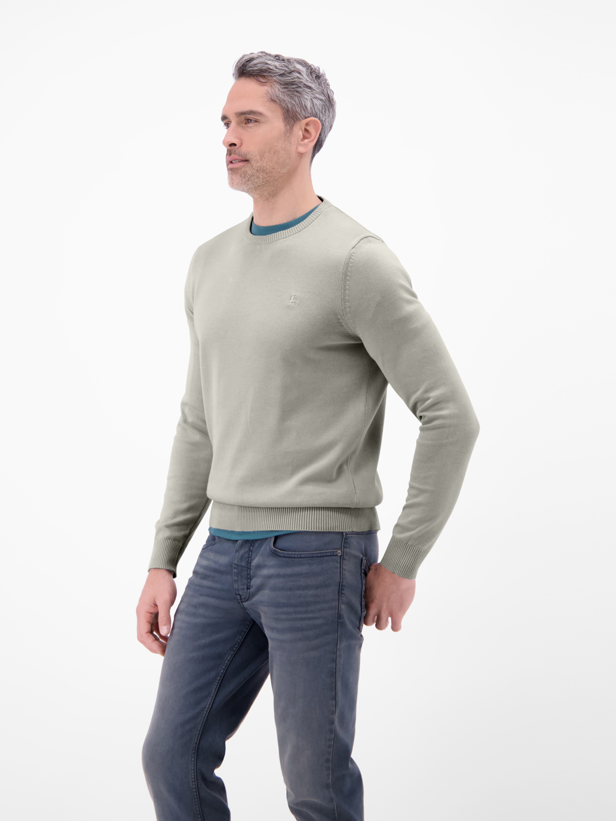 LERROS Pullover in Grau