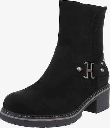 Ital-Design Ankle Boots in Black: front