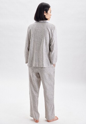 Pantalon de pyjama 'Heart' SEIDENSTICKER en blanc