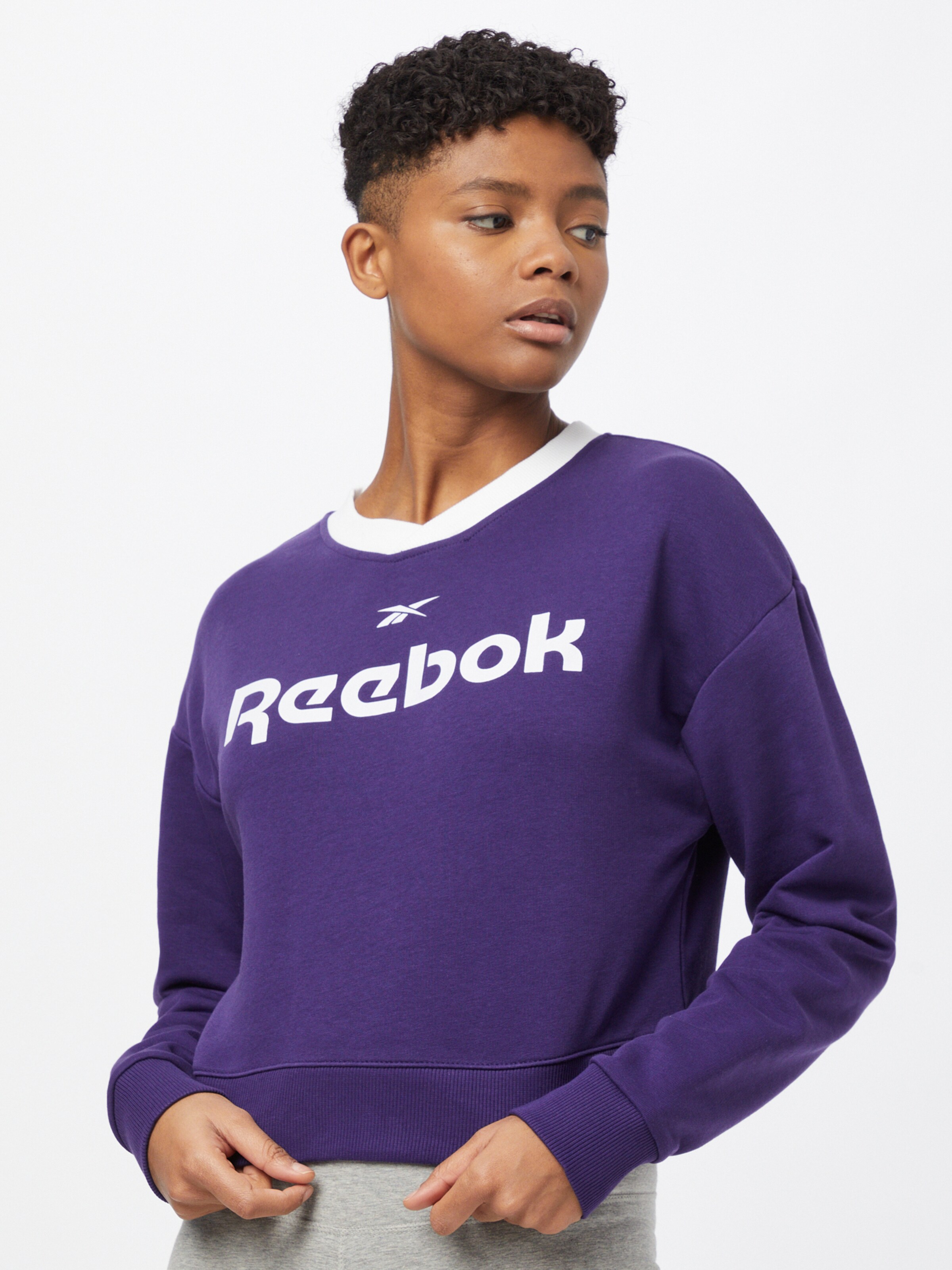 reebok purple sweatshirt