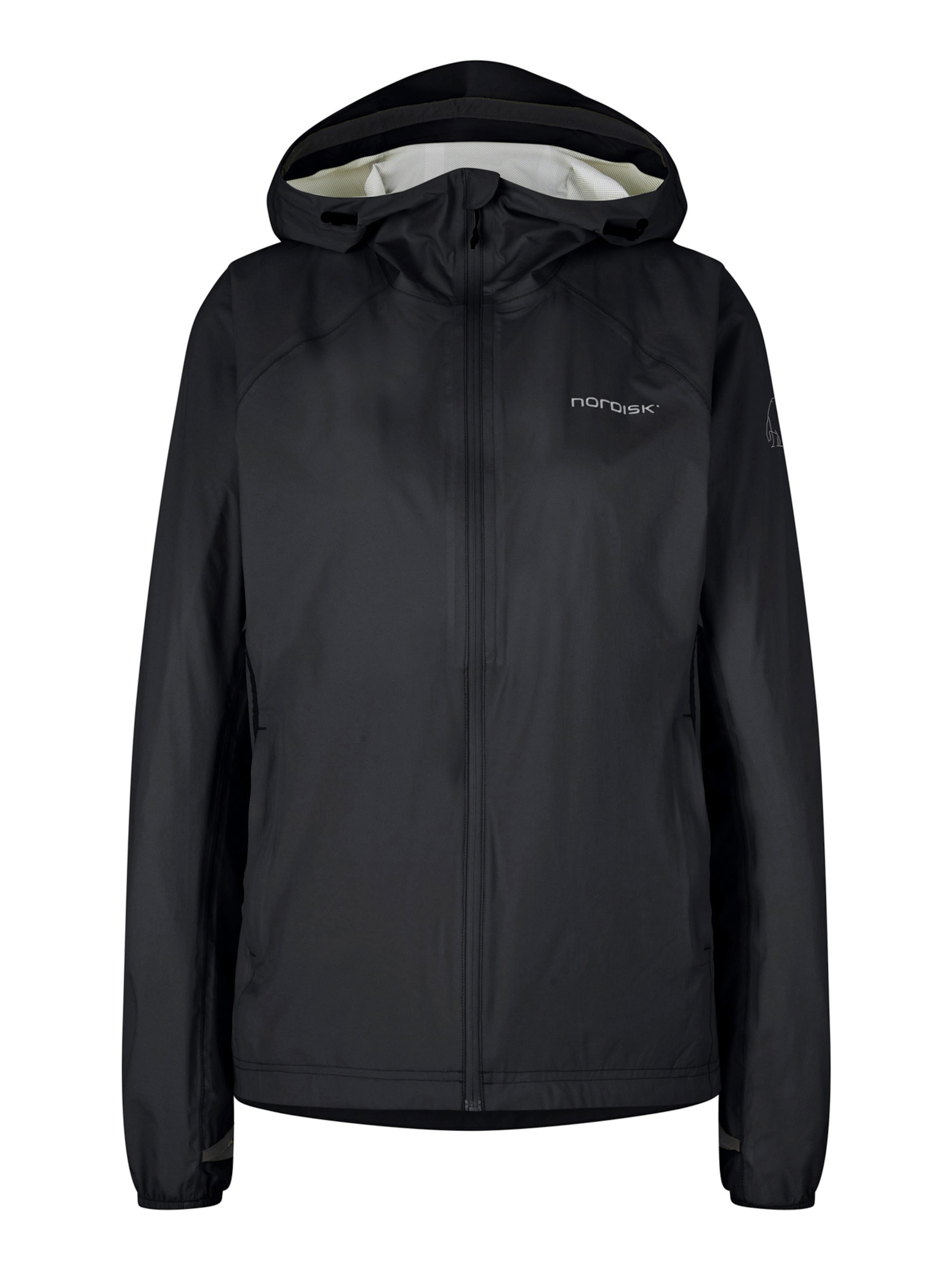 NORDISK Outdoorjacke 'Brenna'‌‌‌‌‌‌‌‌ in XS in schwarz, Produktansicht