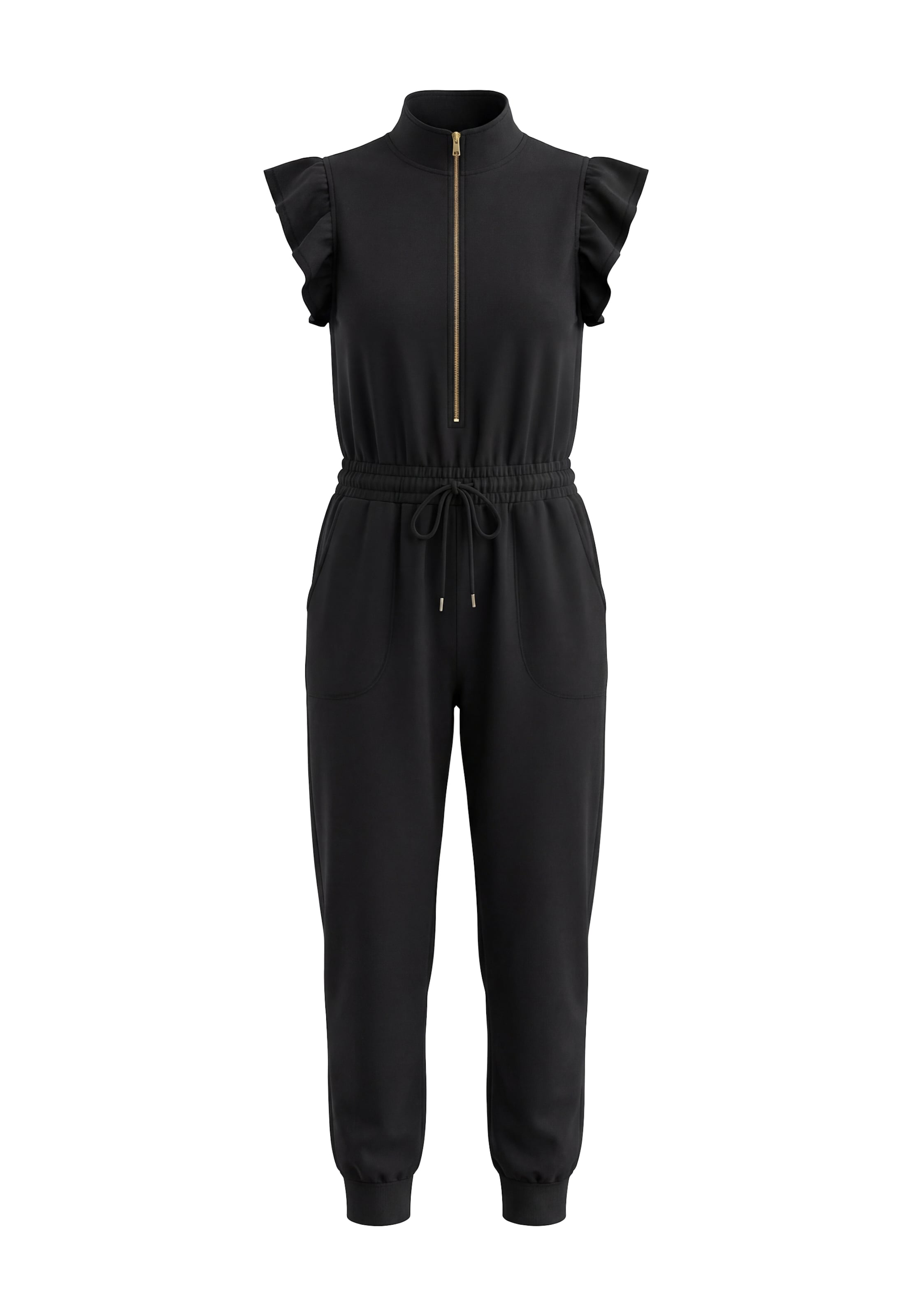 faina - Jumpsuit en negro: frente