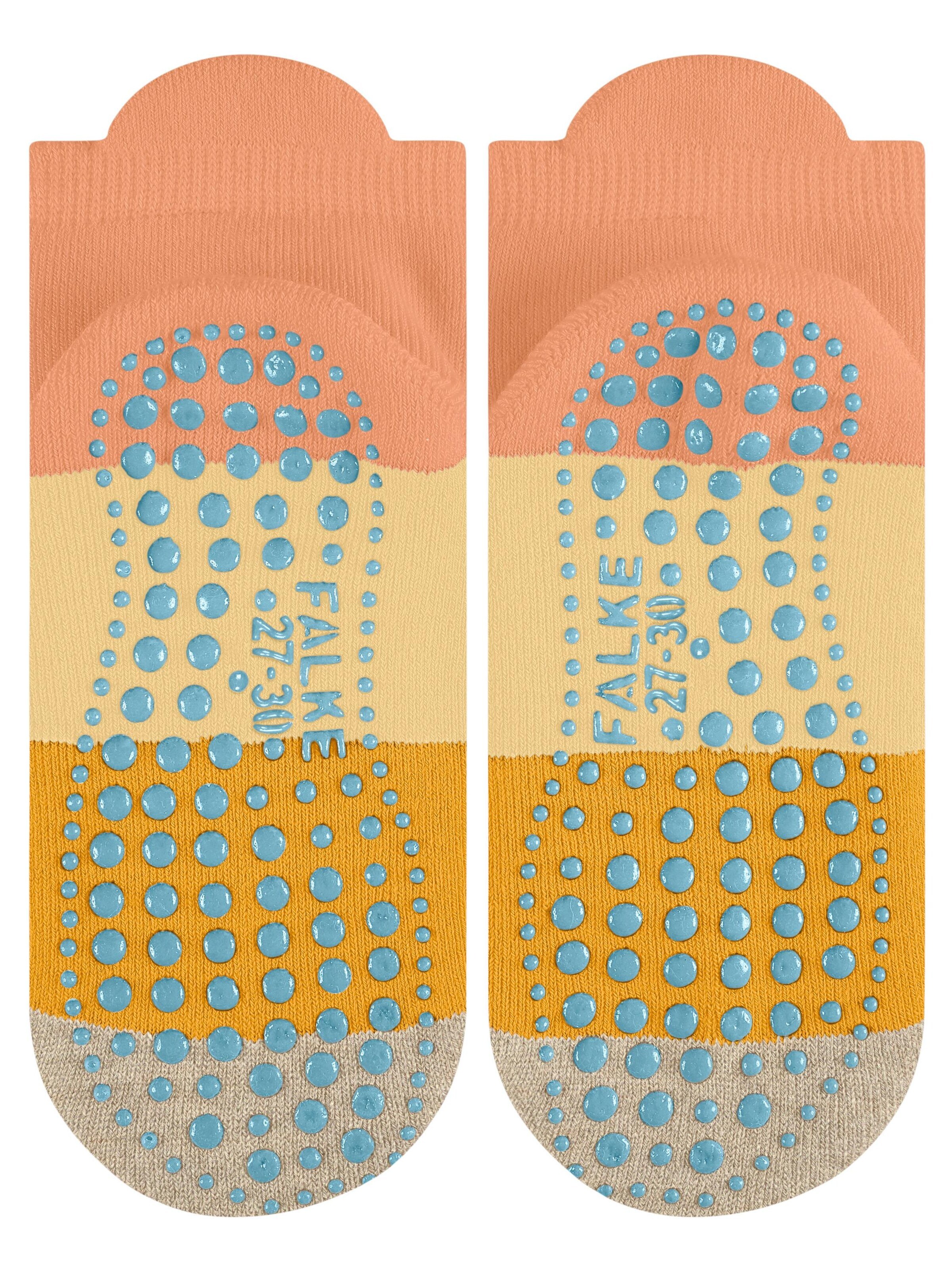 FALKE Socks 'Colour Block' in Orange