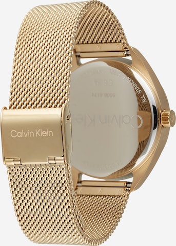 Calvin Klein - Reloj analógico en oro