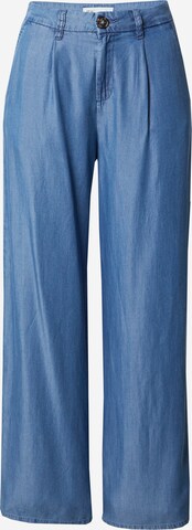 JDY Wide leg Trousers with creases 'JASPER' in Blue: front