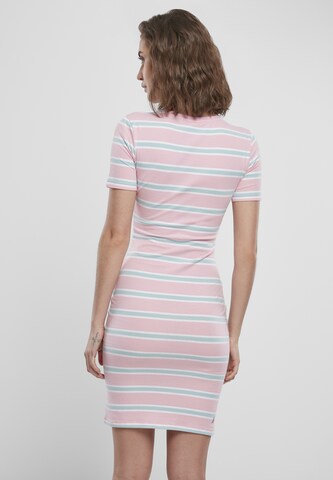 Urban Classics Kleid in Pink