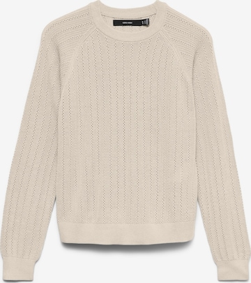 Pull-over 'VMNEWLEX' VERO MODA en beige : devant