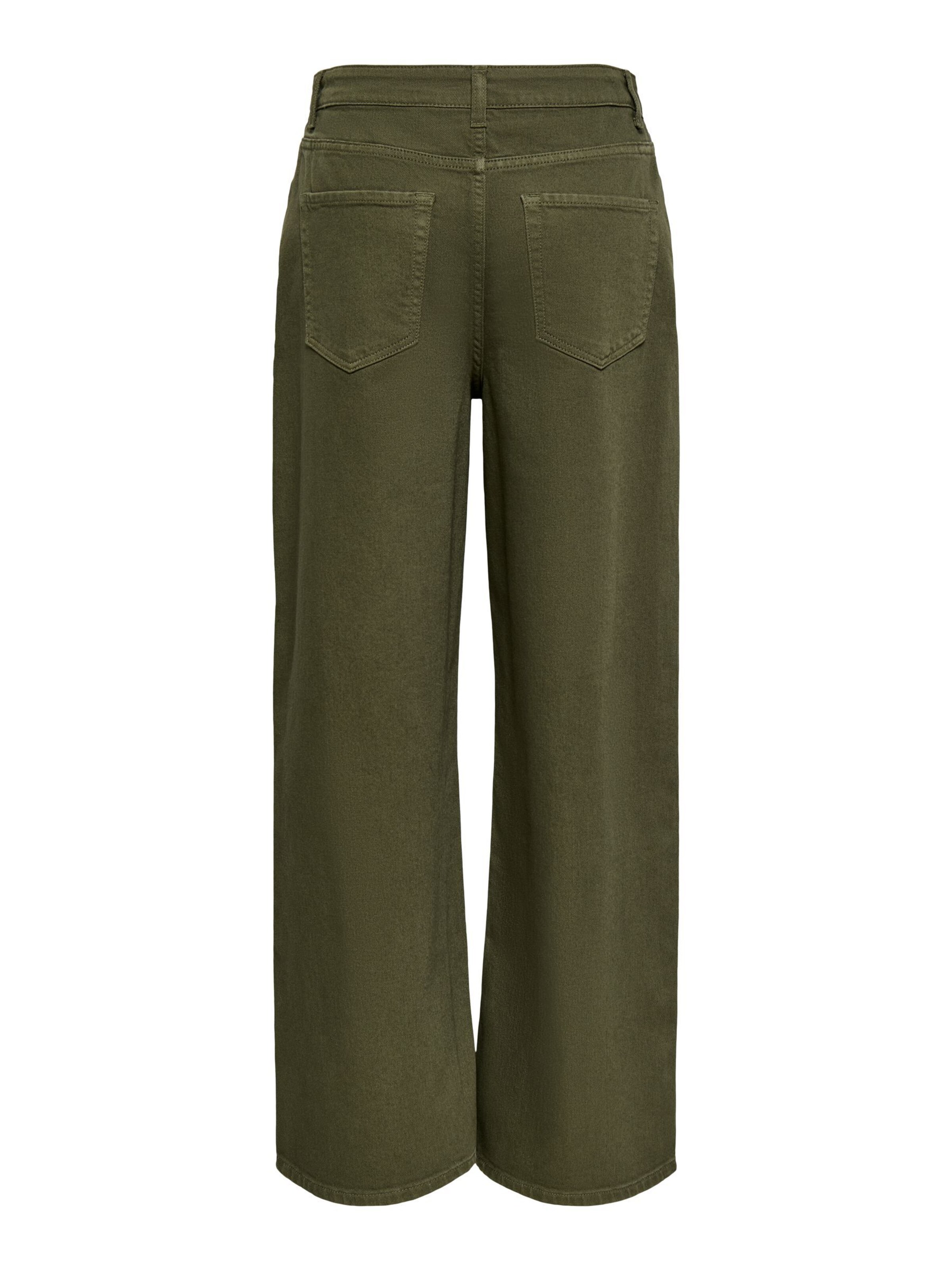 JDY Regular Jeans 'CARINA' in Groen