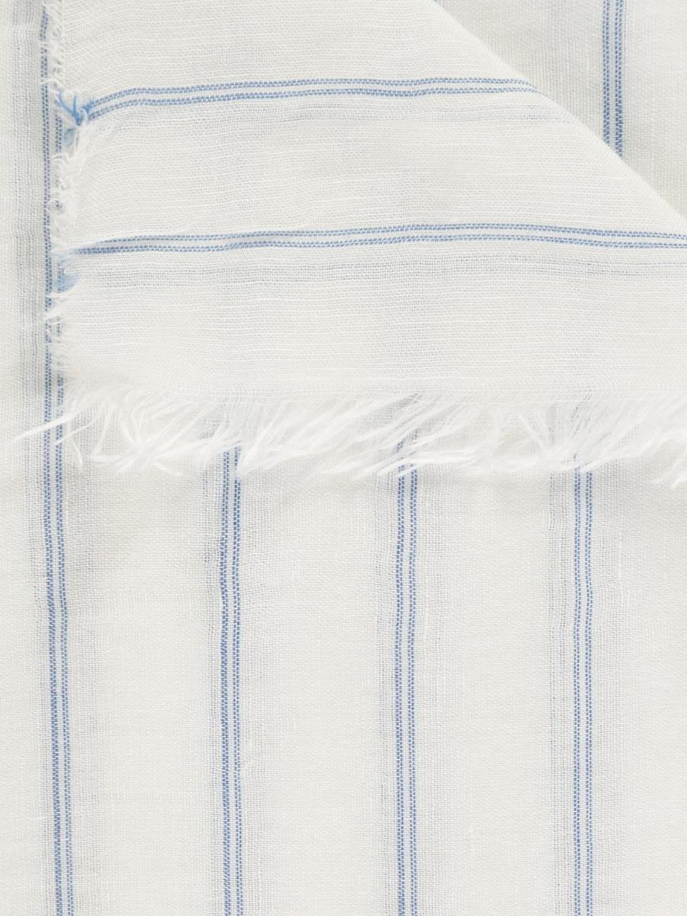 Passigatti Wrap 'Schal Herren gestreift' in White