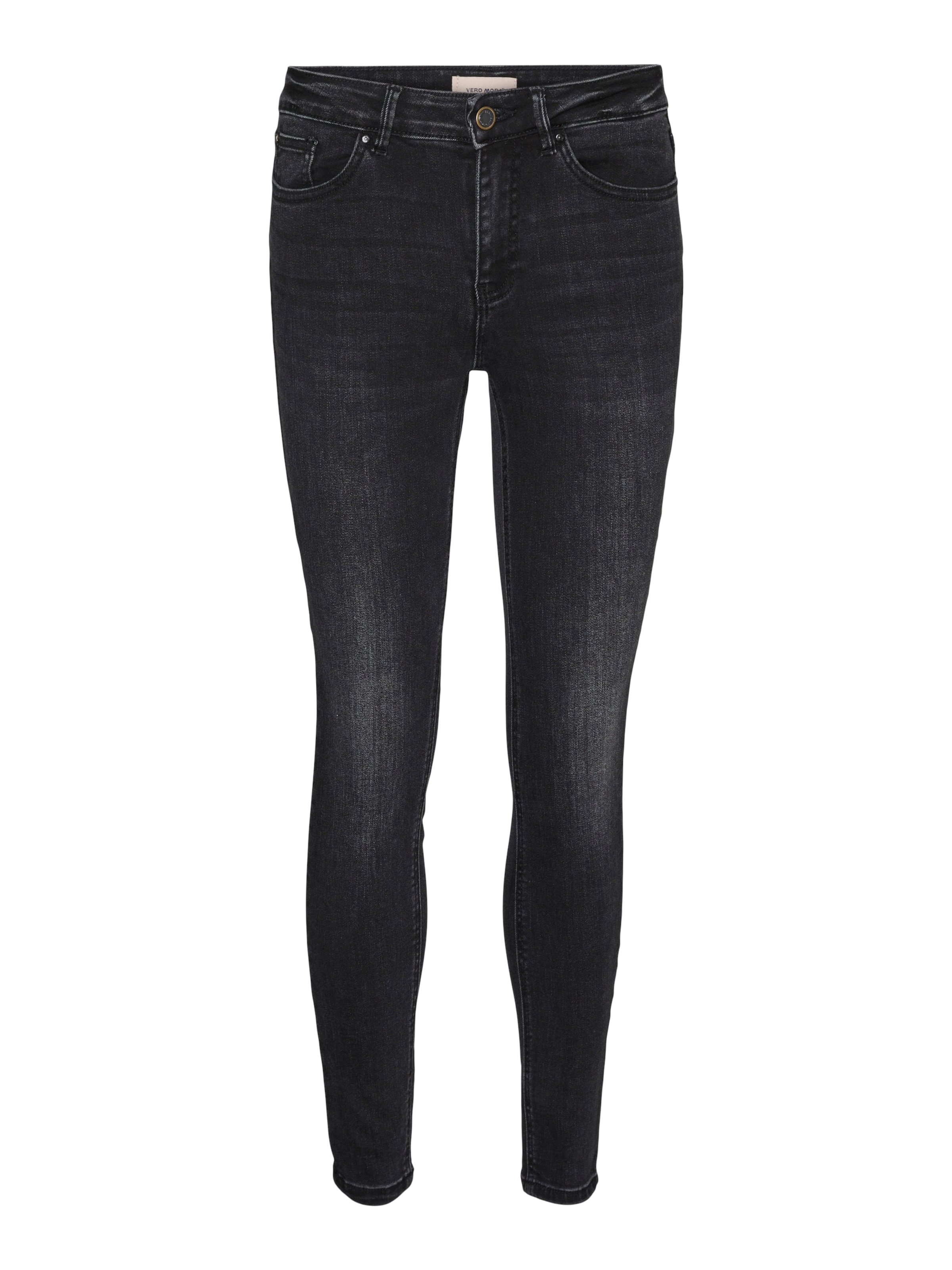 VERO MODA Skinny Jeans 'VMFlash' in Black: front