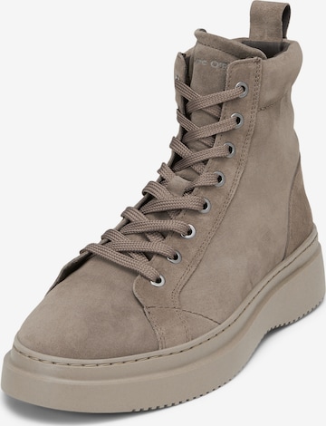 Marc O'Polo Lace-Up Boots in Beige: front