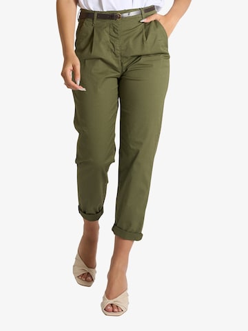 Dixie Tapered Hose in Grün: Vorderseite