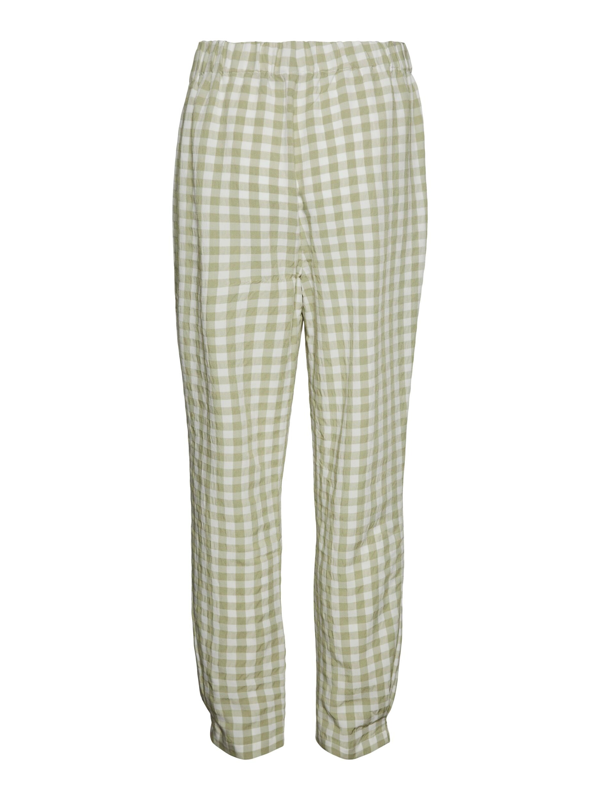 VERO MODA Ohlapna forma Hlače z naborki 'Karma' | bela barva