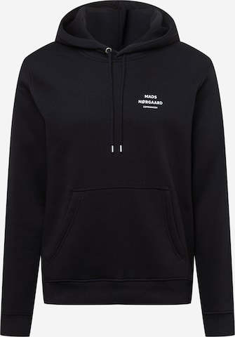 Sweat-shirt MADS NORGAARD COPENHAGEN en noir : devant