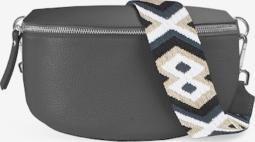 lePelou Gürteltasche 'JUNA medium' in Grau: Vorderseite