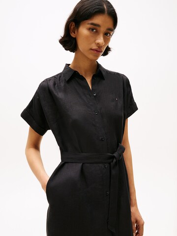 Abito camicia 'ESS' di TOMMY HILFIGER in nero