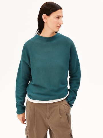 ARMEDANGELS Strickpullover MERINAA LINKS LINKS in Blau