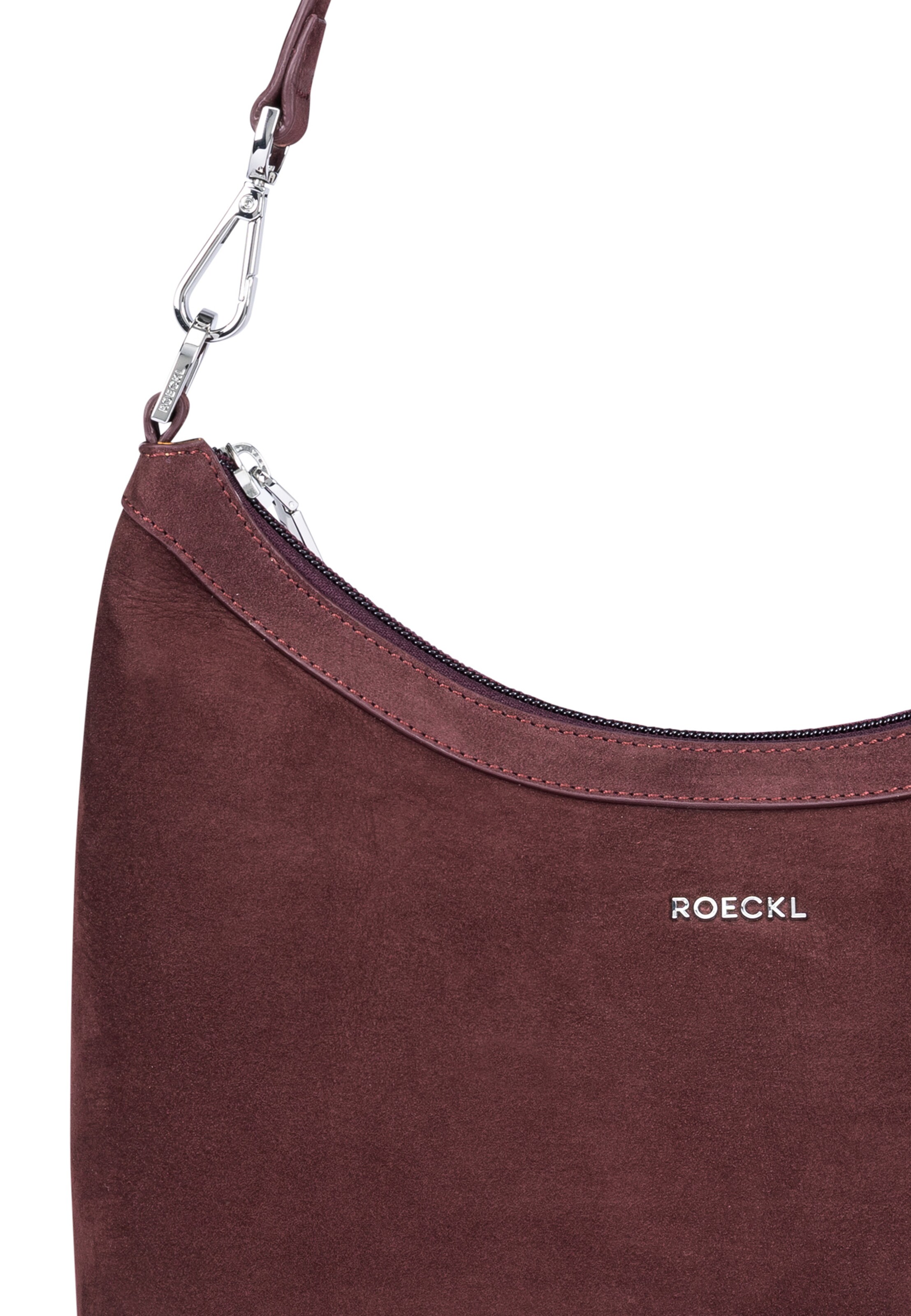 Borsa a spalla 'DIANA SCHULTERTASCHE NUBUK SMALL' di Roeckl in rosso